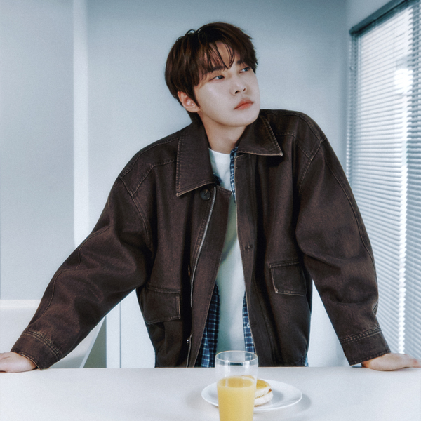 [CITYBREEZE] Denim Pocket Jumper_BROWN