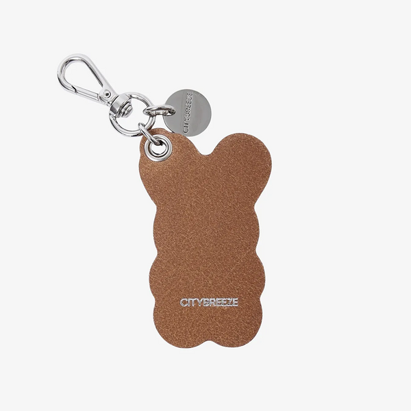 [CITYBREEZE] City Snappy Metal Keyring_BROWN