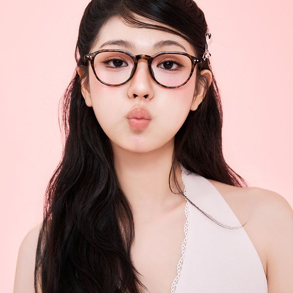 [리끌로우] X.영 안경 호피