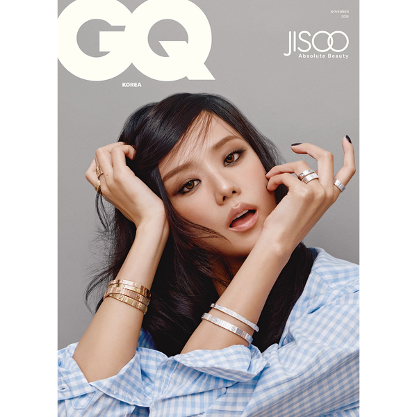 [杂志] [25-10-27] GQ KOREA 2025.11 A Type (表紙 : JISOO / 内容 : JISOO 16p,  Xdinary Heroes 8p, ILLIT : YUNAH 8p)