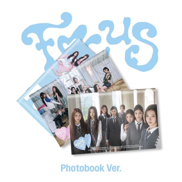 Hearts2Hearts - ミニアルバム1集 [FOCUS] (Photobook Ver.) (Random Ver.)