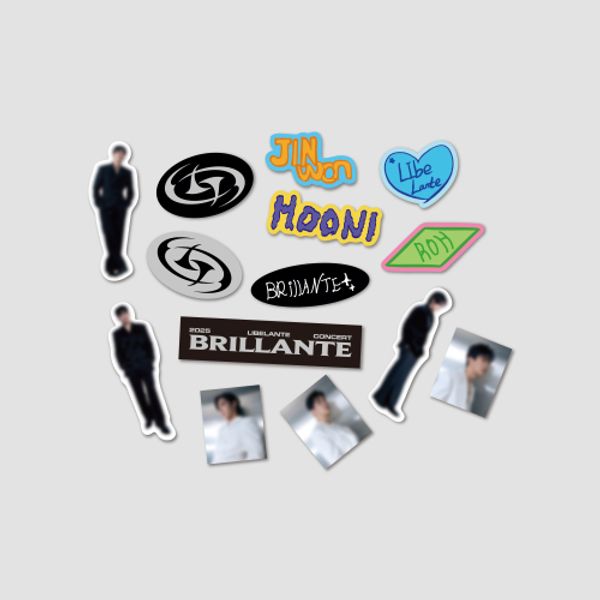 리베란테 (Libelante) - [BRILLANTE MD] 리무버블 스티커팩