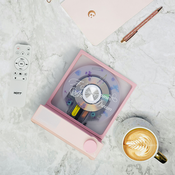 [MPMAN X HOTT] Bluetooth Speaker CD Player with Remote Control & LED