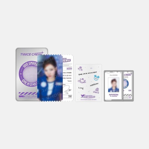 TWICE - [2025 FANMEETING [10VE UNIVERSE] MD] TINCASE PHOTO SET