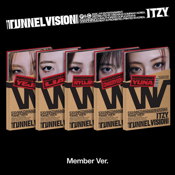 있지 (ITZY) - [TUNNEL VISION] (Member Ver.) (Random Ver.)