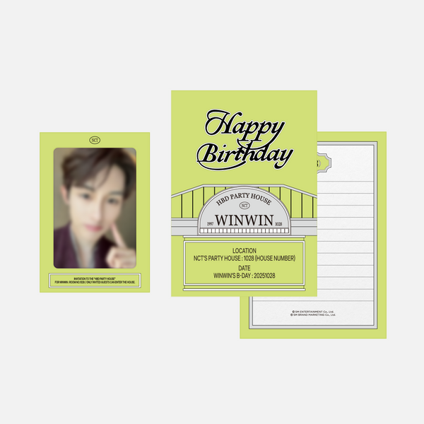 WINWIN (WayV) - [SM ARTIST BIRTHDAY] PARTY CARD