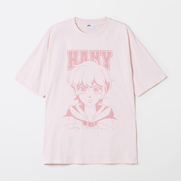 [SPAO] [달려라하니] 나쁜계집애 반팔 티셔츠(PINK)