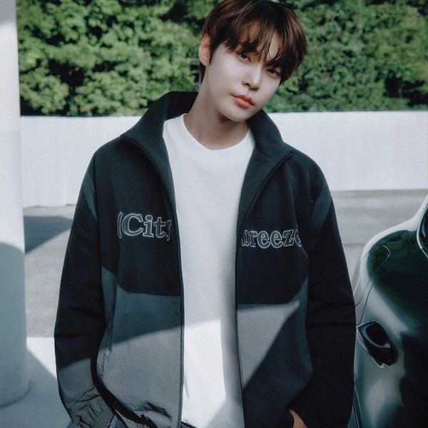 [CITYBREEZE] 시티 트랙 집업 자켓_CHARCOAL