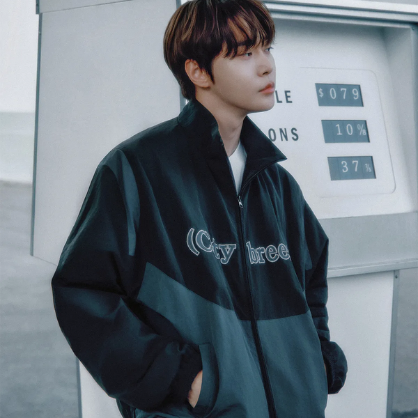 [CITYBREEZE] 시티 트랙 집업 자켓_CHARCOAL