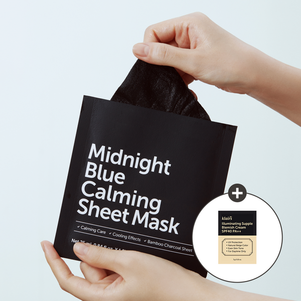 [Dear, Klairs] Midnight Blue Calming Sheet Mask 25mL
