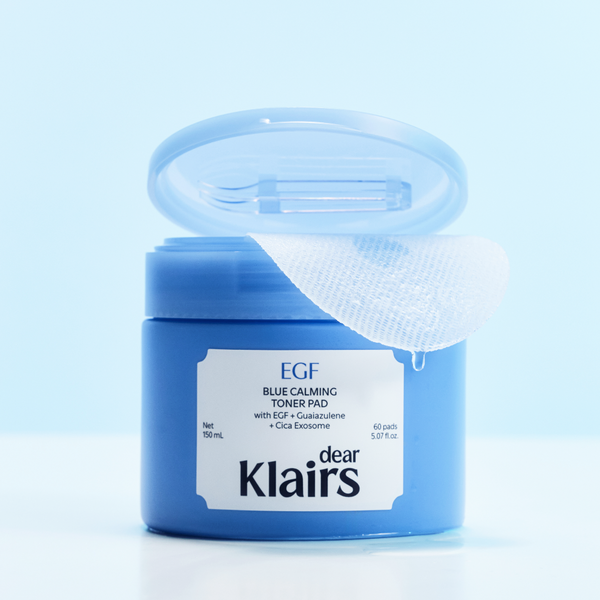 [Dear, Klairs] EGF Blue Calming Toner Pad 150mL (60Pads)