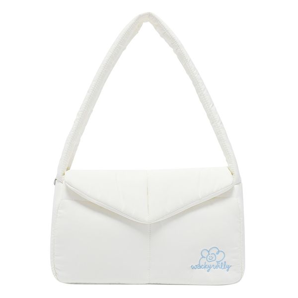 [Wacky Willy x GISELLE] [25FW] Lily Medium Padded Bag Ivory