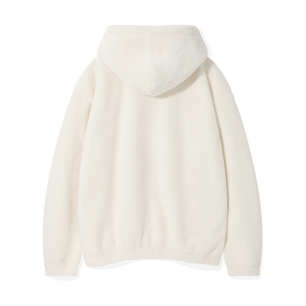 [Wacky Willy x GISELLE] [25FW] Hooded Fleece Jumper Cream