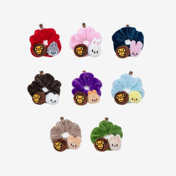 ktown4u.com : Stray Kids - [BAPE X Stray Kids] SCRUNCHIES (BEIGE Ver.)