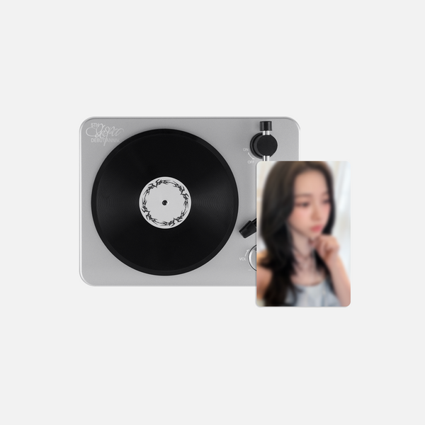 [Not available for shipping via EMS/K-Packet/Small-Packet] aespa - [5TH ANNIVERSARY MD] TURNTABLE BLUETOOTH SPEAKER SET