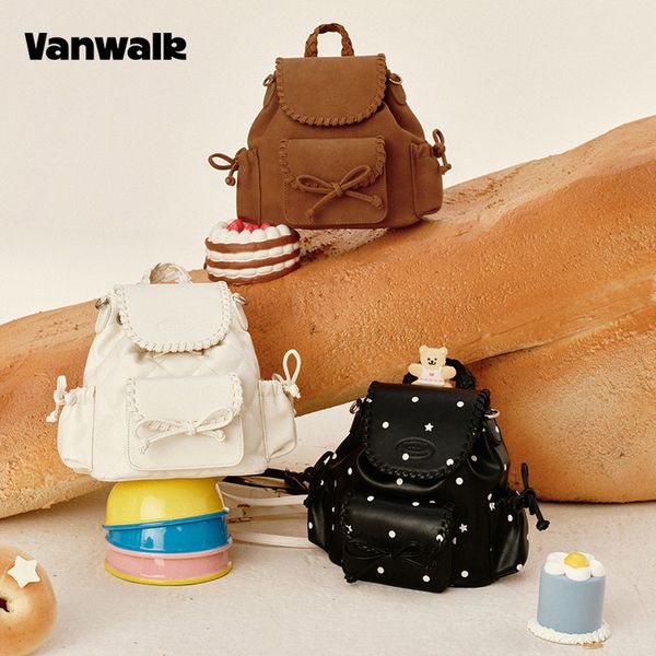 [VANWALK] Multi Pocket Mini Backpack (3color)
