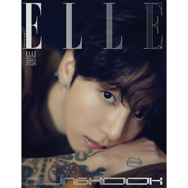 [杂志] [25-12-26] ELLE 2026.01 B Type (封面 : BTS : JUNG KOOK / 内页 : BTS : JUNG KOOK 62p)