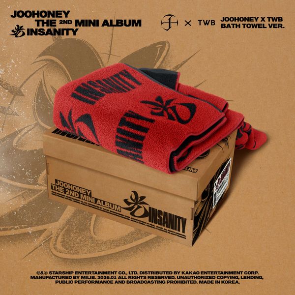 JOOHONEY - 2nd Mini Album [光 (INSANITY)] (JOOHONEY X TWB BATH TOWEL Ver.) (Limited Edition)