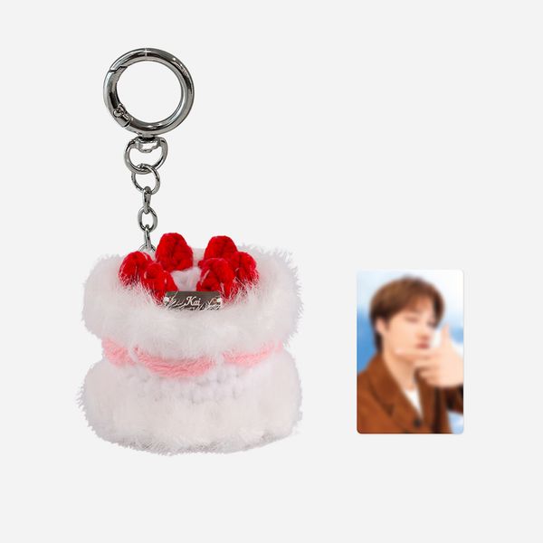 [Not available for shipping via EMS/K-Packet/Small-Packet] KAI (EXO) - [2026 SM ARTIST BIRTHDAY] CROCHET MINI CAKE KEYRING