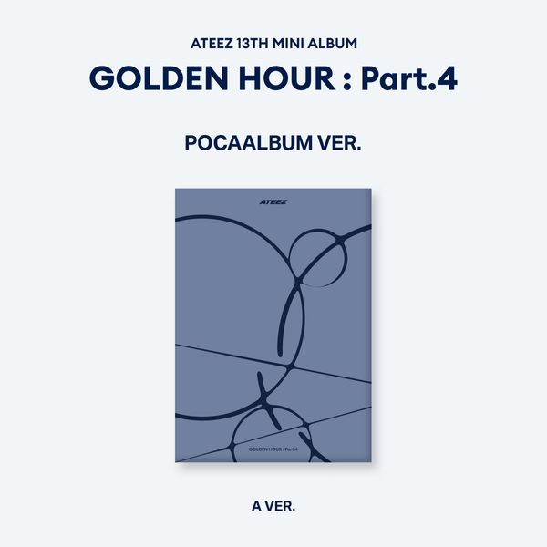 ATEEZ - ミニアルバム13集 [GOLDEN HOUR : Part.4] (POCAALBUM Ver.) (A Ver.)