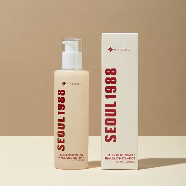 [K-SECRET] SEOUL 1988 Essence 100ml : Snail Mucin 97% + Rice