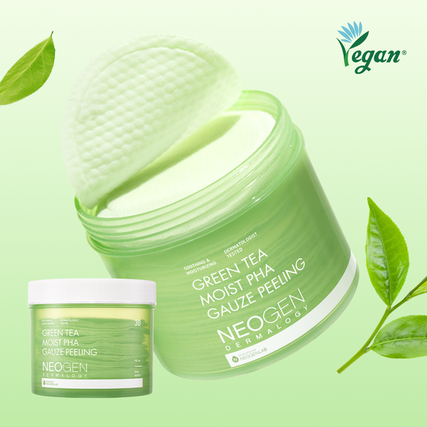 [NEOGEN] GREEN TEA MOIST PHA GAUZE PEELING 30p