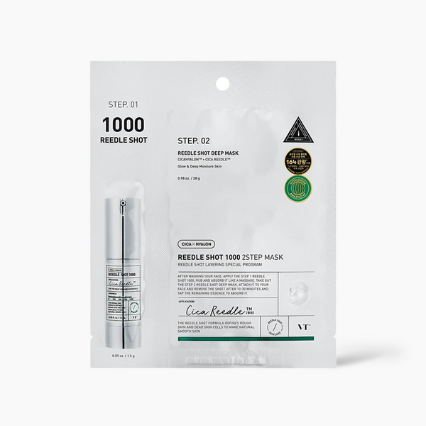 jp.ktown4u.com : [VT COSMETICS] VT REEDLE SHOT 1000 2STEP MASK