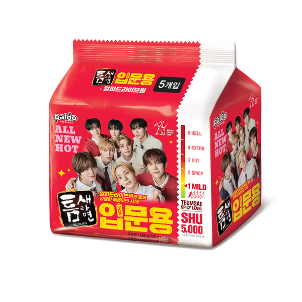 [Paldo] ALPHADRIVEONE X Teumsae Ramen 120g 5ea