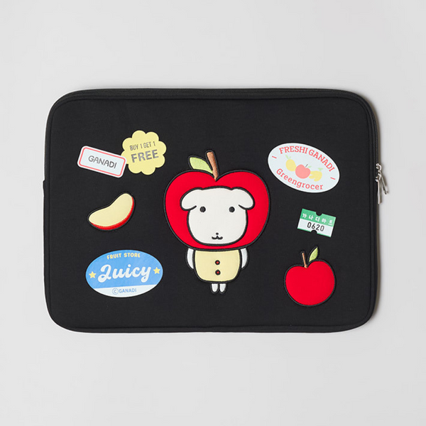 [SPAO] [ガナディ] 甘さMAX ガナディ ノートパソコンポーチ（ブラック）