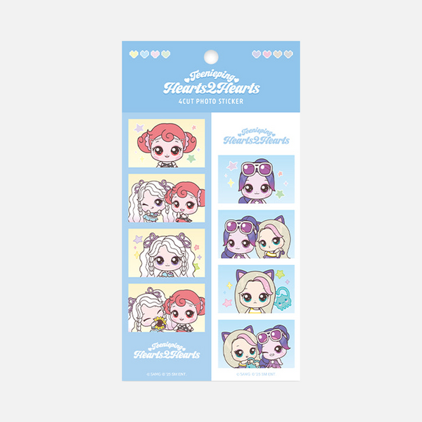 [迷你精灵] H2H 四格照片贴纸 2款