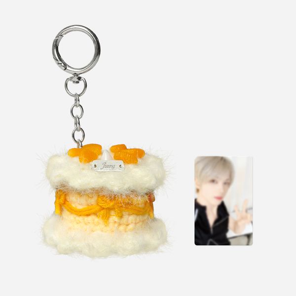 [Not available for shipping via EMS/K-Packet/Small-Packet] JISUNG (NCT) - [2026 SM ARTIST BIRTHDAY] CROCHET MINI CAKE KEYRING