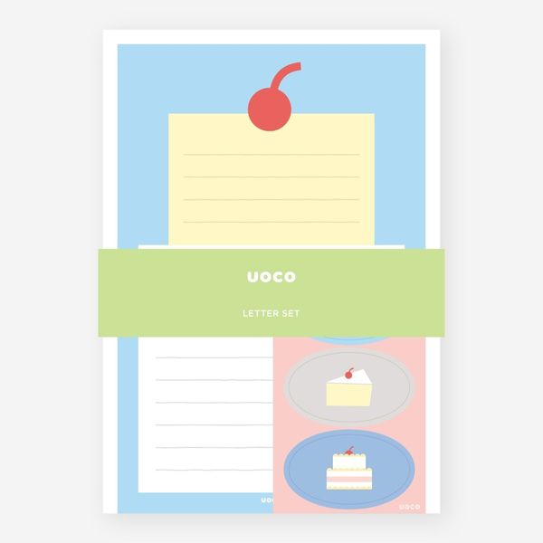 [후카후카스튜디오] 레터세트 [생일 축하 케이크]