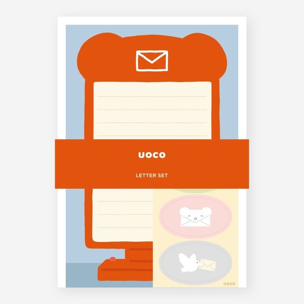 [후카후카스튜디오] 레터세트 [무우우 우체통]