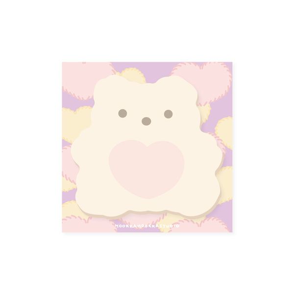 [후카후카스튜디오] 플러피 무우우 스티키 메모패드