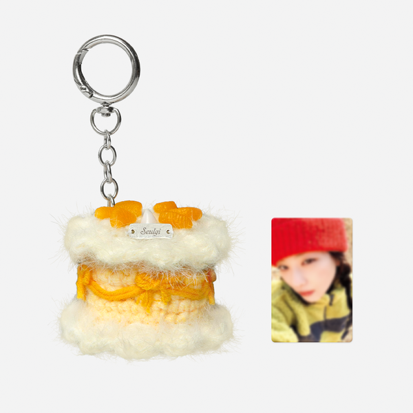 SEULGI (Red Velvet) - [2026 SM ARTIST BIRTHDAY] CROCHET MINI CAKE KEYRING