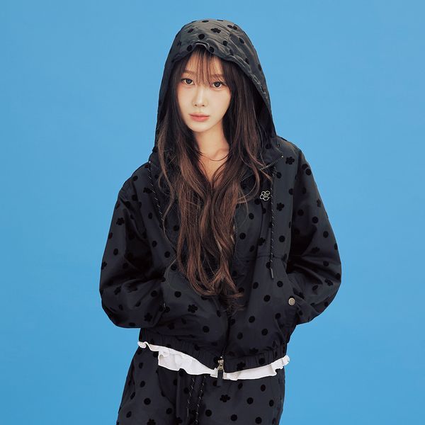 [Wacky Willy] [26SS] Women's Nylon Hooded Windbreaker