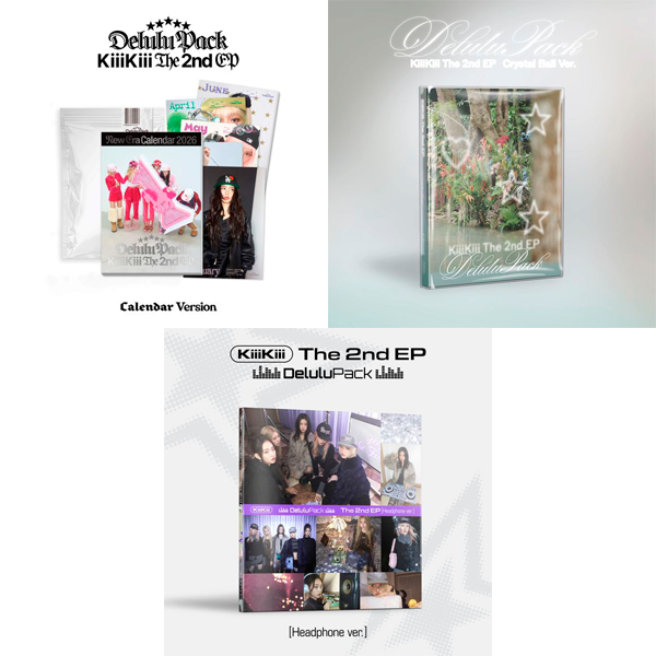 [2회차] [대면 사인이벤트] 키키 (KiiiKiii) - EP앨범 2집 [Delulu Pack] (Random Ver.)