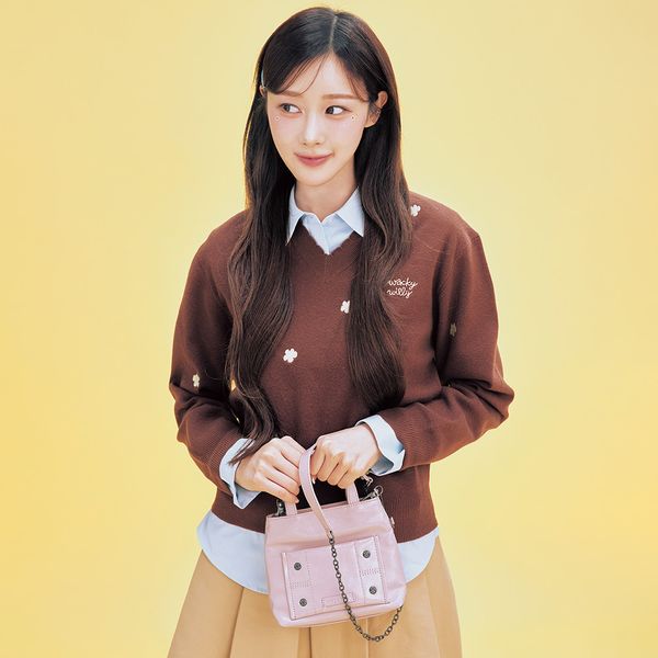 [Wacky Willy] [25FW] 女士链条迷你包 粉色