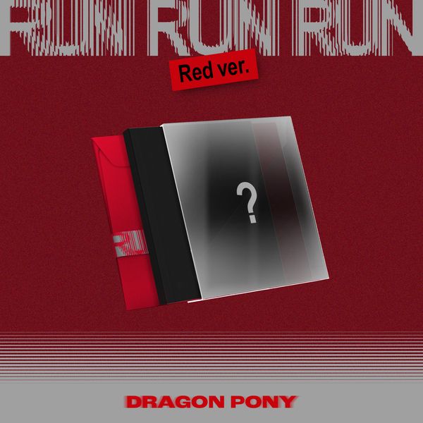 [Ktown4u Special Gift] Dragon Pony - 3rd EP Album [RUN RUN RUN] (RED Ver.)
