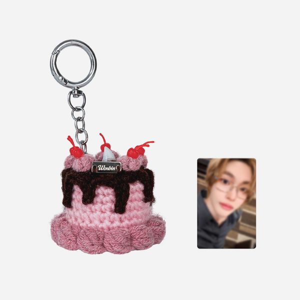 WONBIN (RIIZE) - [2026 SM ARTIST BIRTHDAY] CROCHET MINI CAKE KEYRING