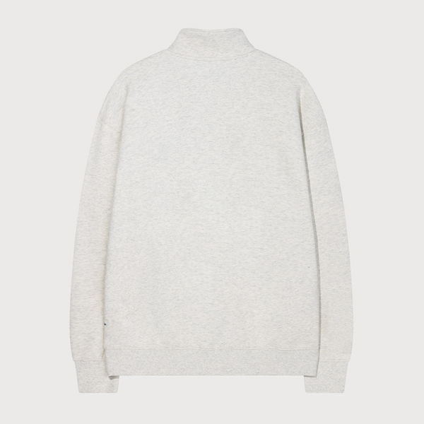 [COVERNAT] C标志半拉链卫衣_燕麦色