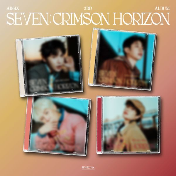 [4CD 세트상품] 에이비식스 (AB6IX) - 정규앨범 3집 [SEVEN : CRIMSON HORIZON] (JEWEL Ver.)