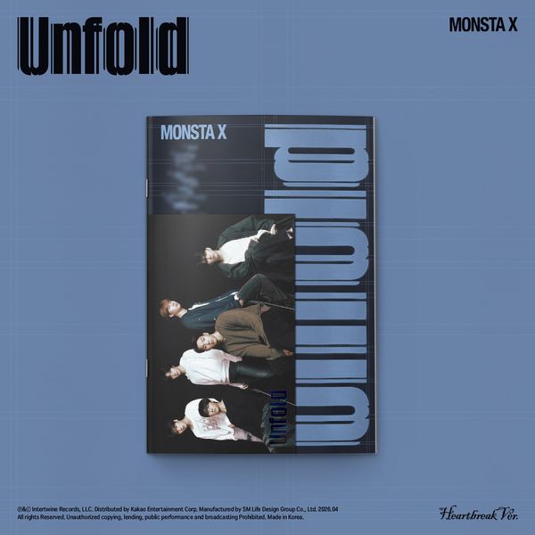 MONSTA X - English Album [Unfold] (Heartbreak Ver.)
