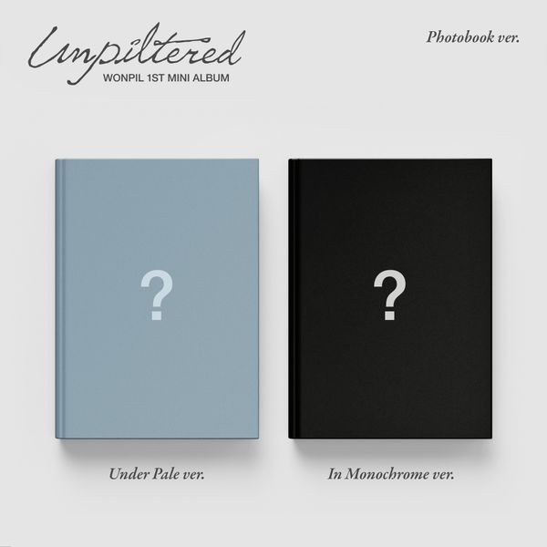 [FANS SHOP Gift] [2CD SET] WONPIL - 1st Mini Album [Unpiltered] (Photobook Ver.)