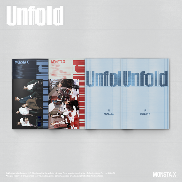 [4CD 套装] MONSTA X - English Album [Unfold]