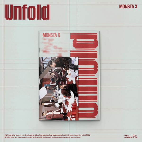 MONSTA X - English Album [Unfold] (Thirst Ver.)