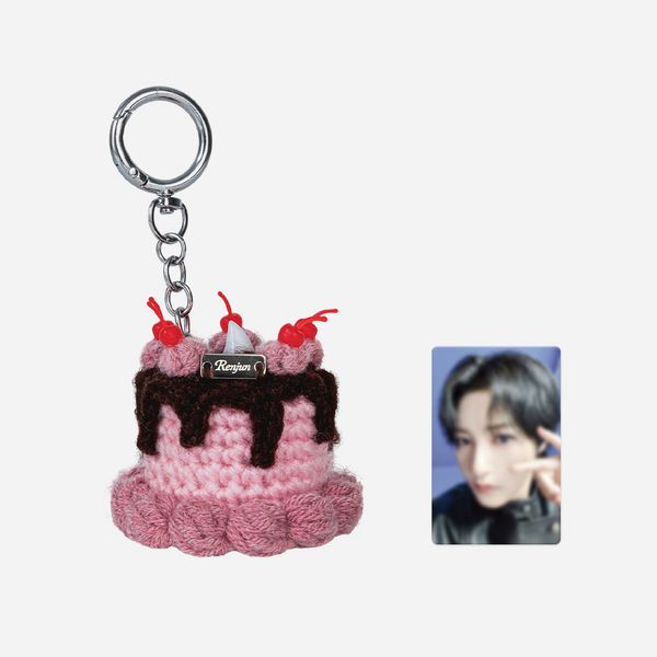 RENJUN (NCT) - [2026 SM ARTIST BIRTHDAY] CROCHET MINI CAKE KEYRING