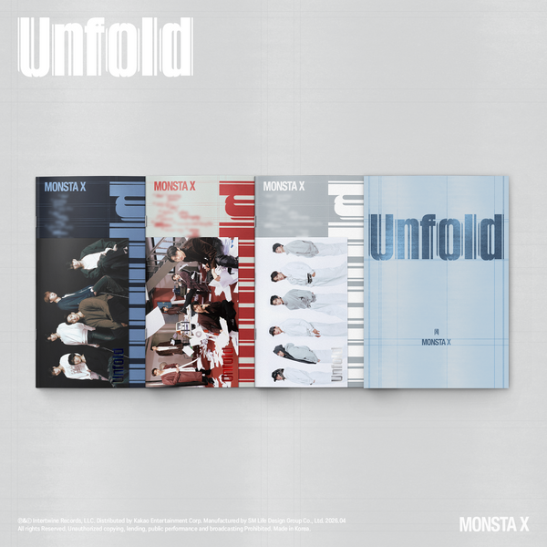 [4CD SET] MONSTA X - English Album [Unfold]