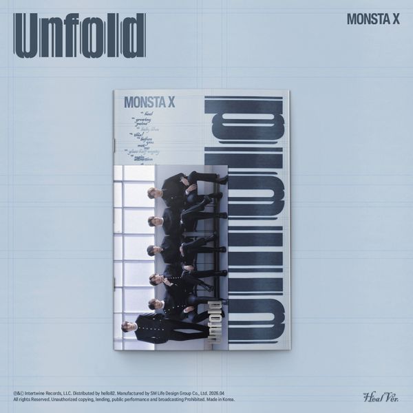 MONSTA X - English Album [Unfold] (Heal Ver.)