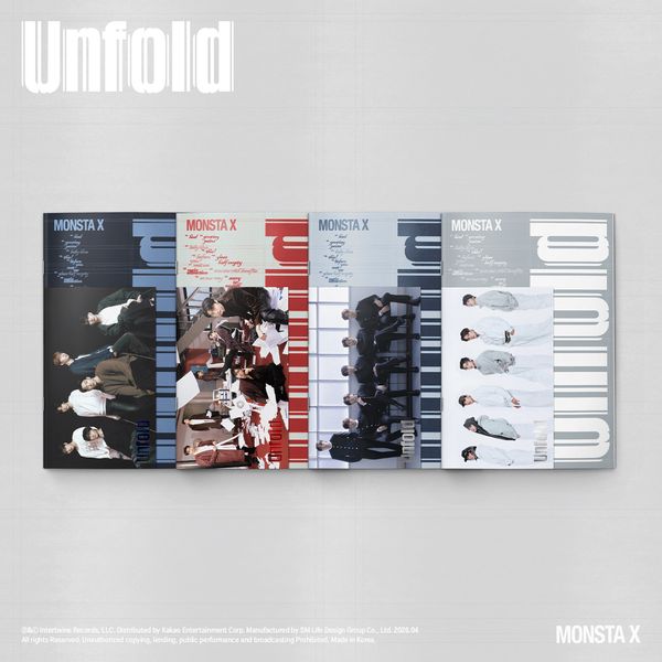 [4CD SET] MONSTA X - English Album [Unfold]